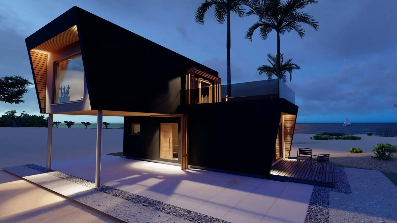 Casa modulare a due piani X-Sense da 75