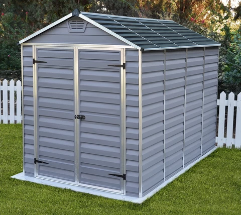 Casetta porta attrezzi SkyLight Palram 1,85 x 3,05 m grigio