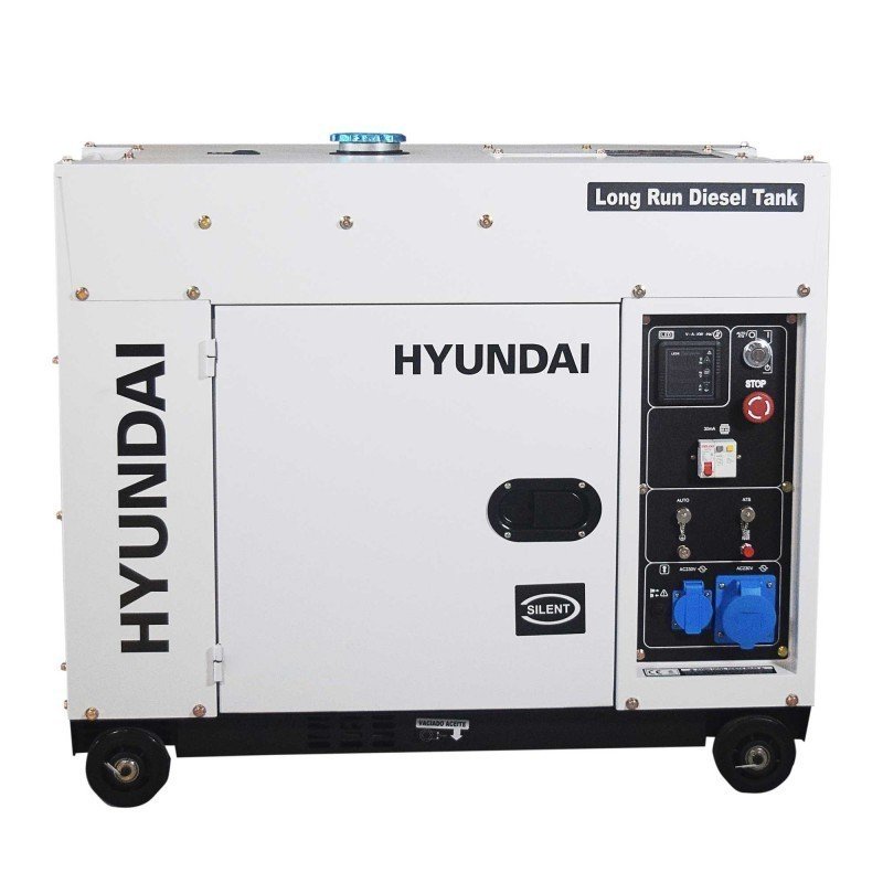 Generatore Elettrico di Supporto solare Diesel Hyundai DHY8600SE-LRS 6kW