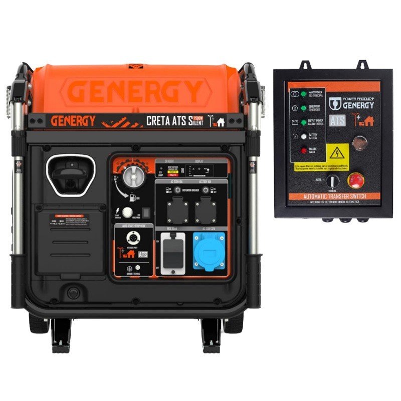 Generatore elettrico silenzioso con ATS Genergy Creta 7500 W