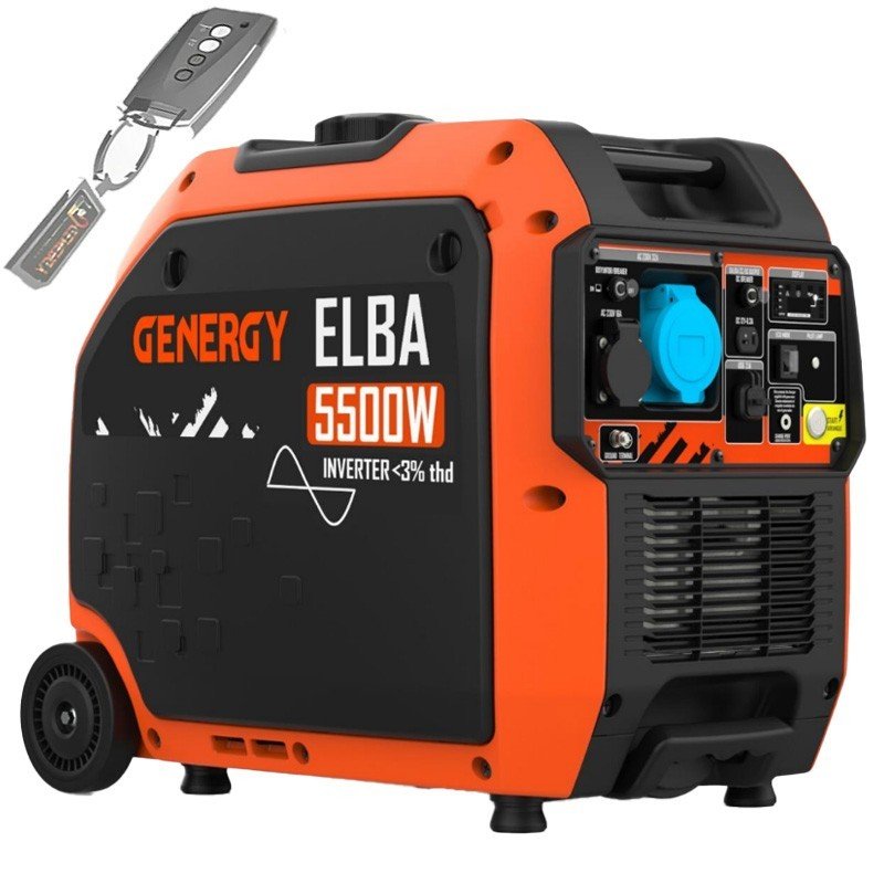 Generatore inverter con avviamento remoto Genergy Elba RC 5500W