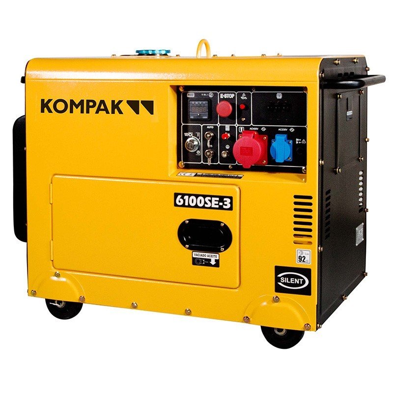 Generatore diesel trifase Kompak K6100SE-3 6600 W