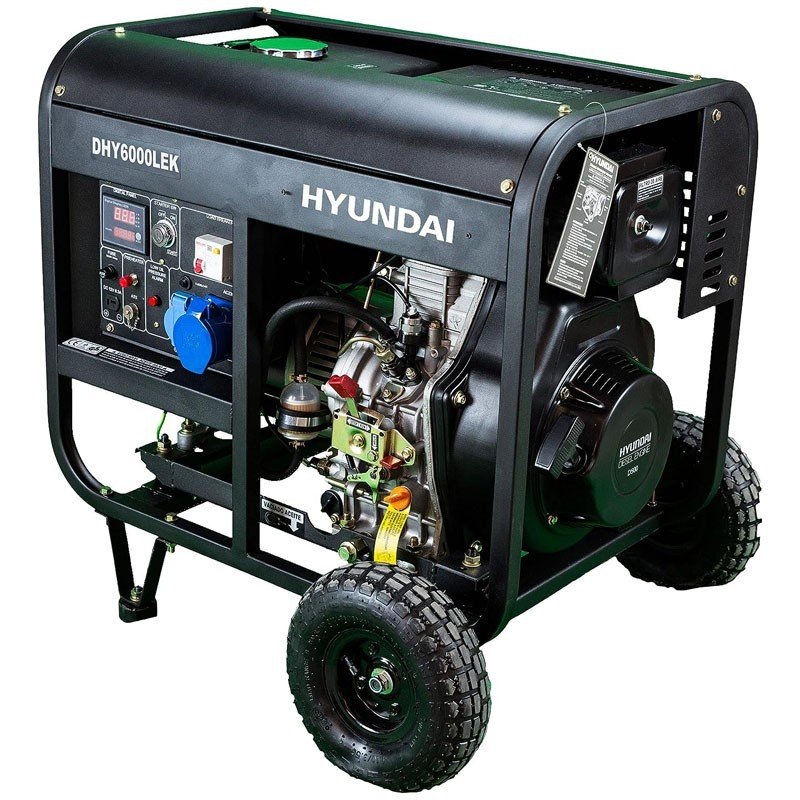 Generatore elettrico diesel HYUNDAI DHY6000LEK 5500 W