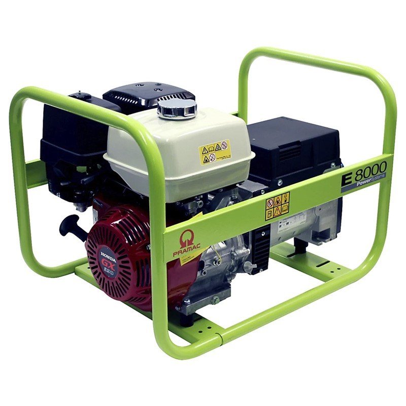 Generatore elettrico Benzina Pramac E8000 trifase 6600 W