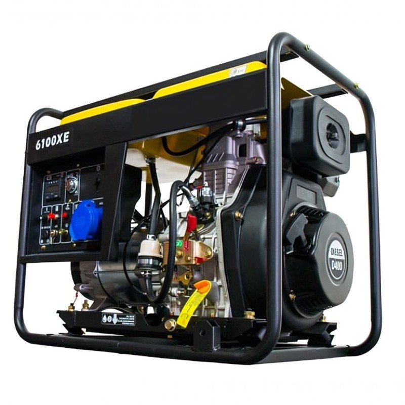 Generatore elettrico monofase Diesel Kompak K6100XE 5000W
