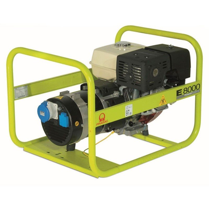 Generatore elettrico motore Honda Benzina Pramac E8000 6400 W