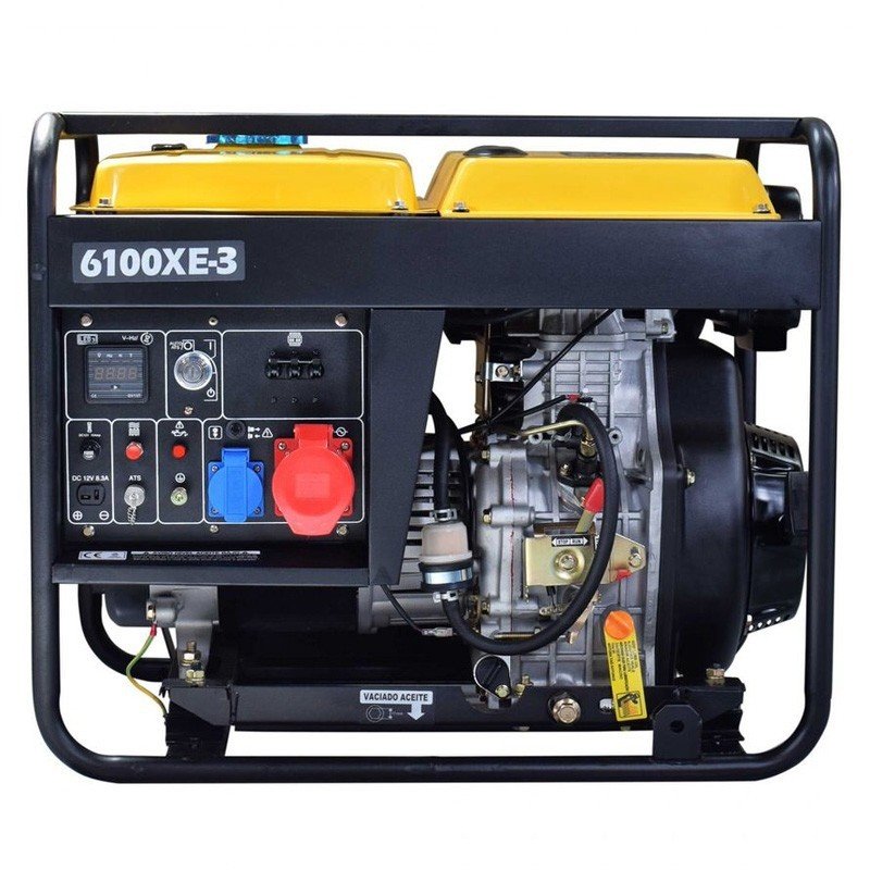 Generatore elettrico trifase Diesel Kompak K6100XE-3 6600W