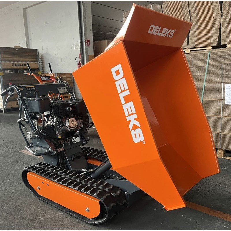 Minidumper cingolato Deleks MD-800EB motore B&S 306 cc