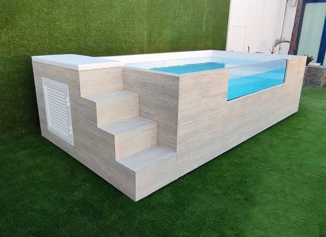 PISCINA ELEVADA AÇO RÍGIDO ILU PRO 235 Piscina elevada de aço rígido