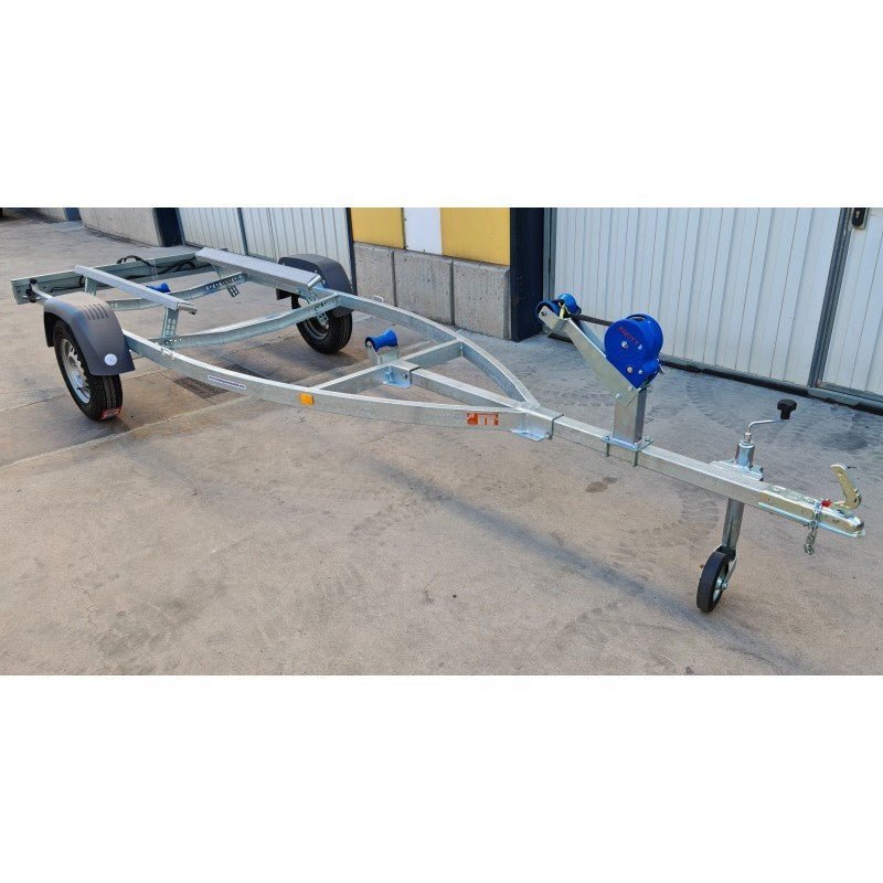 Porta-motos de água XL Com medidas de 450×130 cm Reboque porta-motos de água