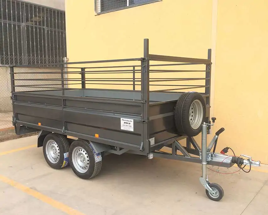 Anhänger 2 Achsen 3.000 x 1.700 x 500 Räder unten – zGG 750 kg