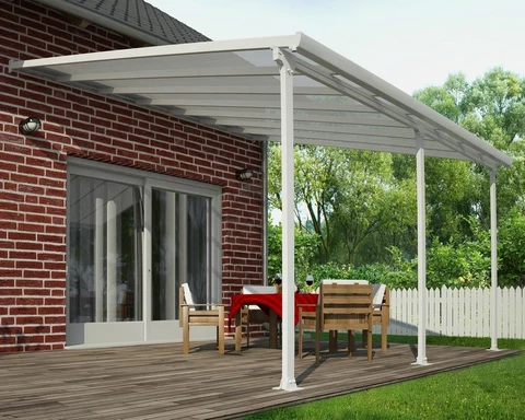 Copertura per terrazza Feria Palram – Canopia 4 x 4,25 m bianco