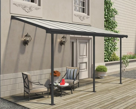 Coperture per terrazze in alluminio Sierra Palram – Canopia 2,3 x 4,6 m grigio