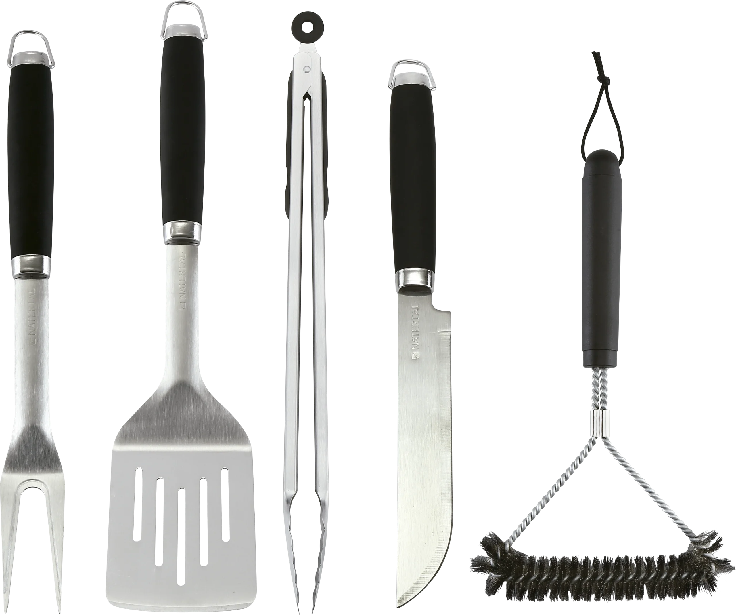 Pack barbecue a gas NATERIAL Hudson + Adattatore gas + Valigetta 5 accessori