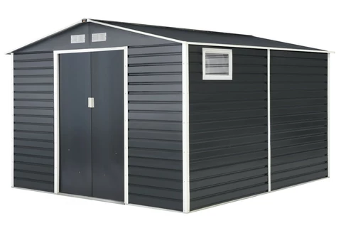 Capanno in metallo Malmo Store Boss 3,4 x 3,2 m antracite per attrezzi