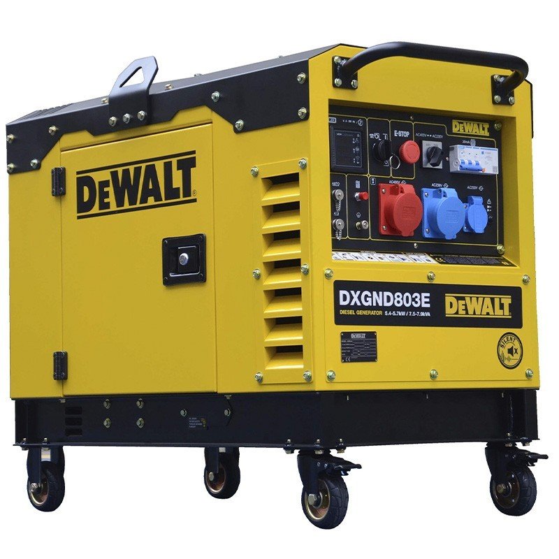 Generatore diesel Dual Volt Dewalt DXGND803E 6300 W