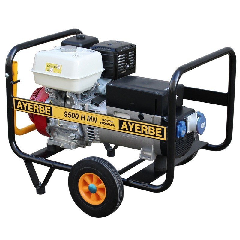 Generatore elettrico Ayerbe AY 9500 H MN motore Honda 7000 W