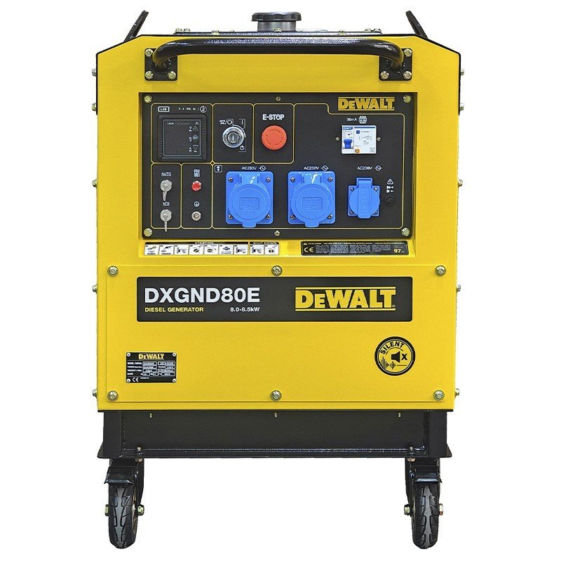 Generatore elettrico diesel con ATS Dewalt DXGND80E 8500 W