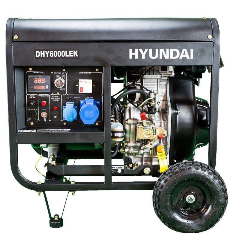 Generatore elettrico diesel HYUNDAI DHY6000LEK 5500 W