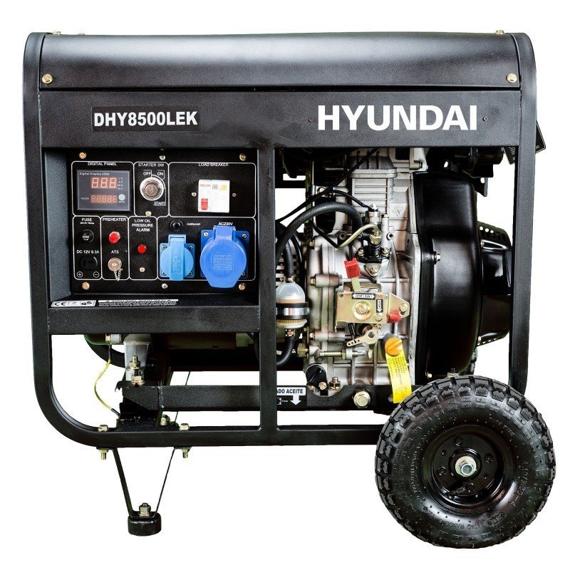 Generatore elettrico diesel HYUNDAI DHY8500LEK 6500 W