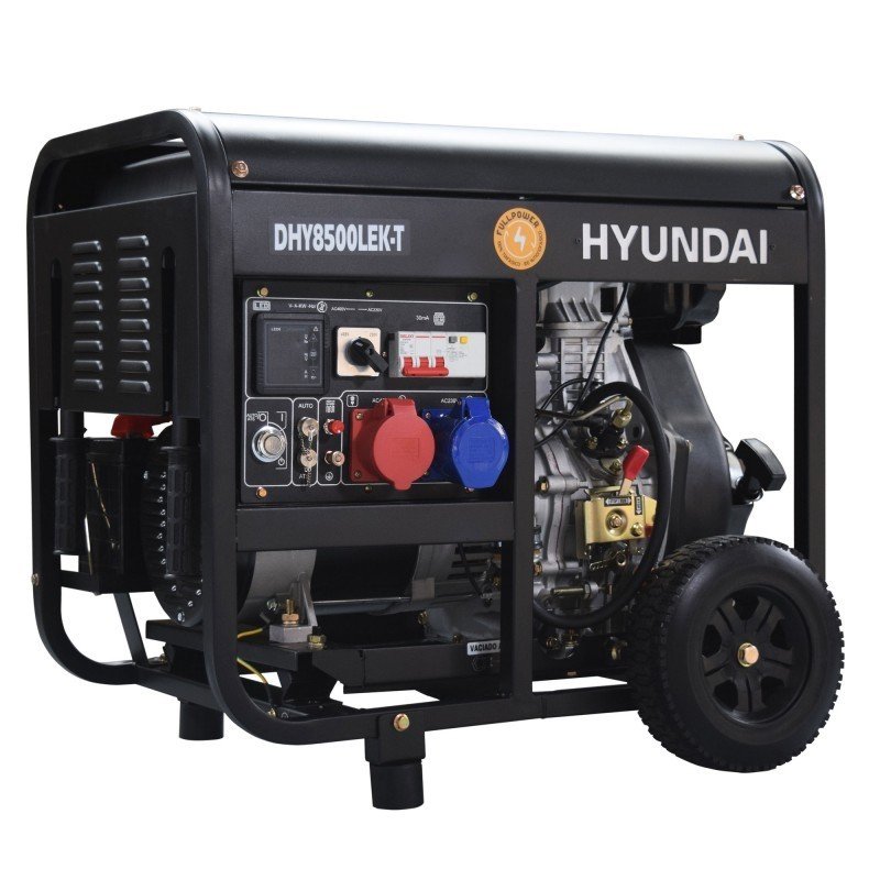 Generatore elettrico diesel HYUNDAI DHY8500LEK-T 8,1 kVA