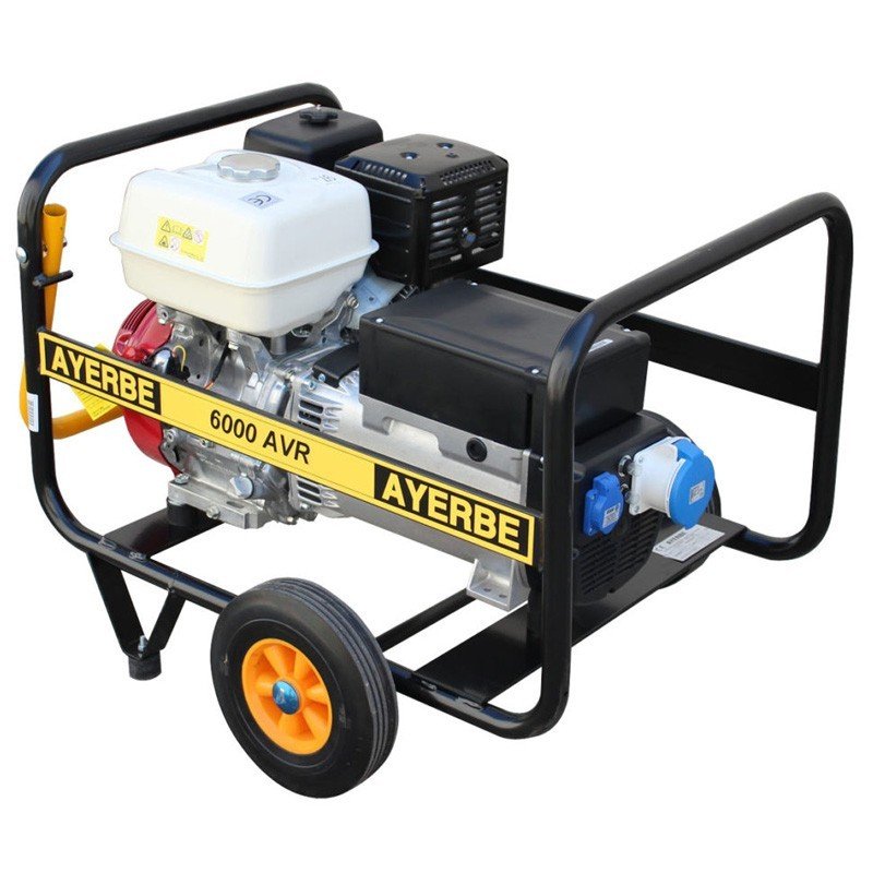 Generatore elettrico a benzina Ayerbe AY 6000 AVR 5600 W