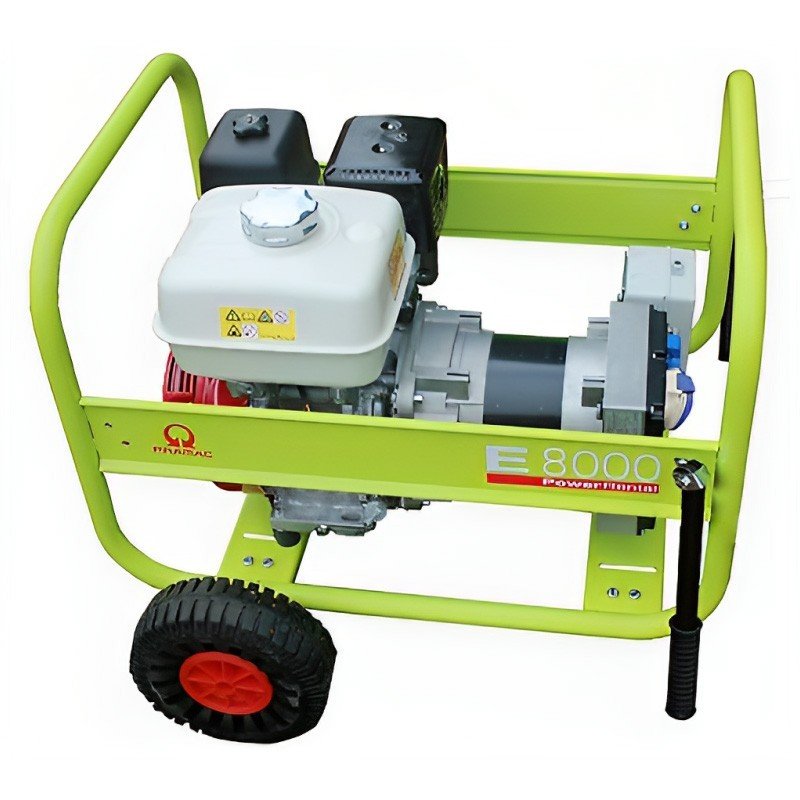 Generatore elettrico a benzina Pramac E8000 RENTAL 6400 W