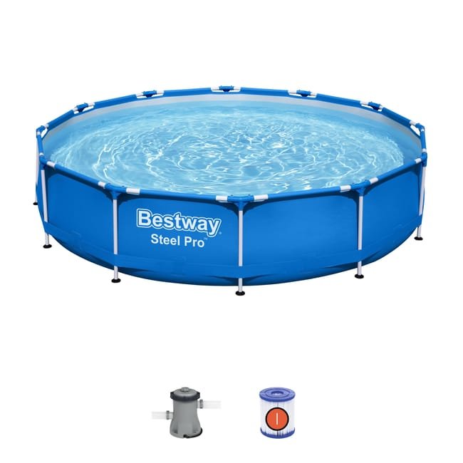 Bestway Piscina Rigida Adulto con Depurador 366×76 cm Jardin 56681