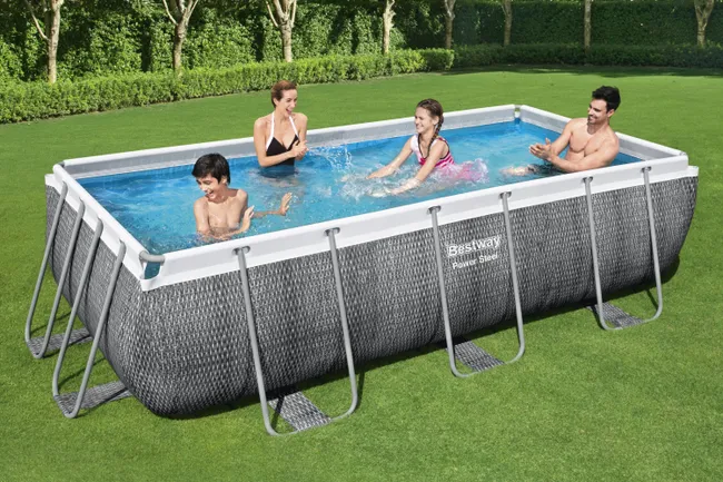 Piscina tubolare in PVC rettangolare BESTWAY xx1 m