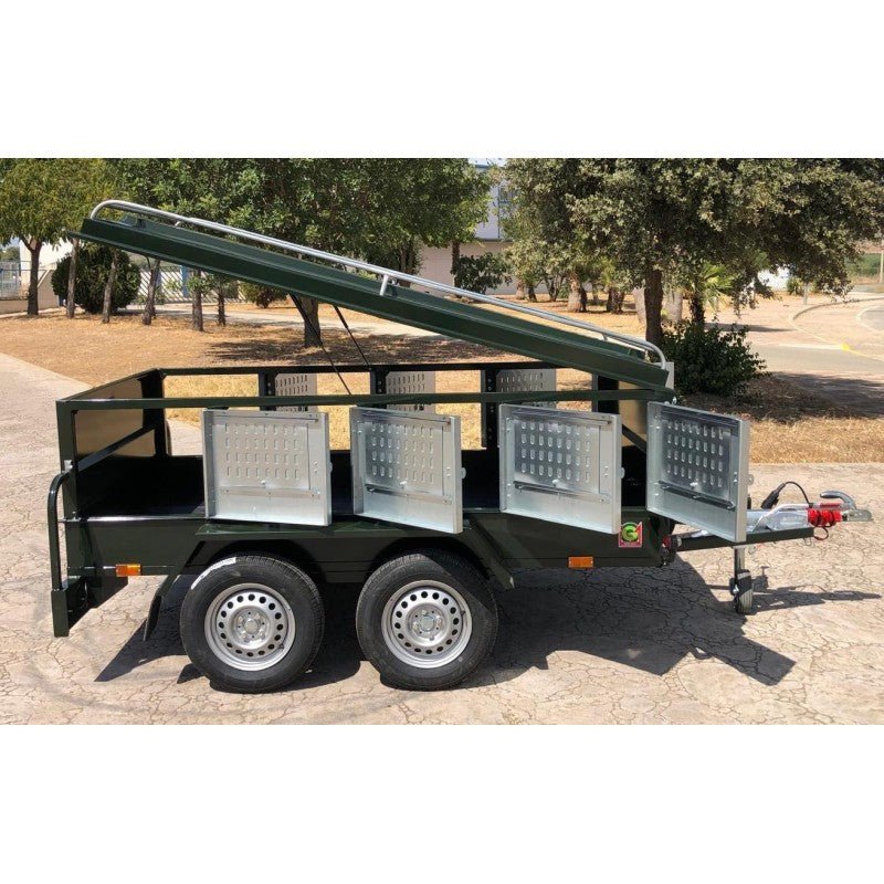 Rimorchio rehala 1 piano Omologato a 750 kg di MMA Rimorchio per rehalas