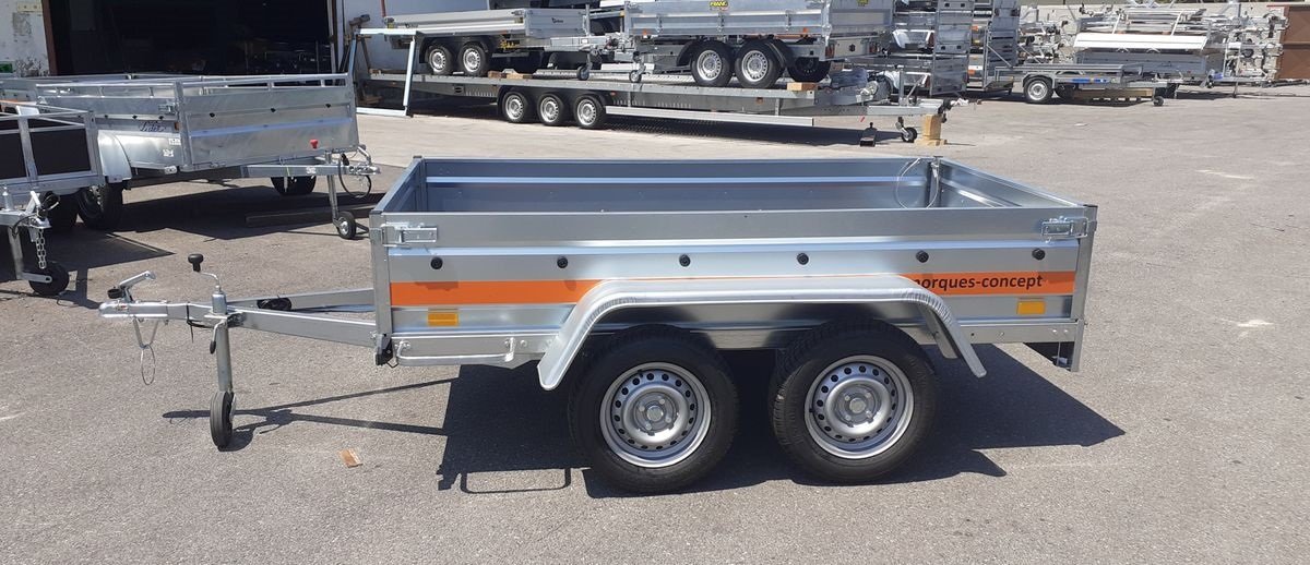 Rimorchio BO 723 2 assi (233m 132m 39cm) GVW 500/750 KG