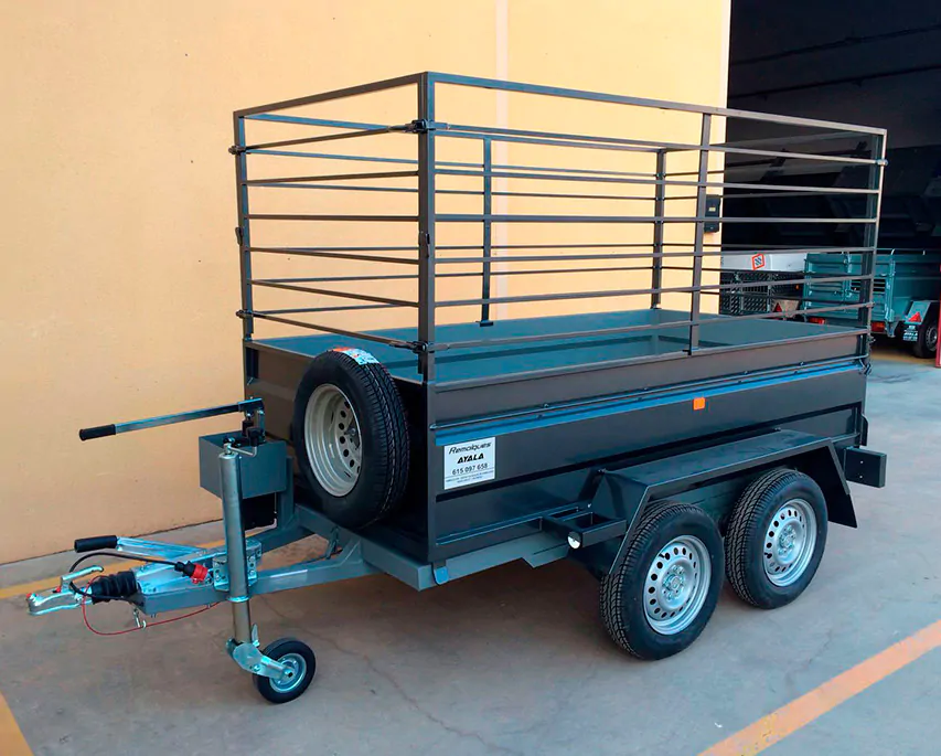 Rimorchio 2 assi 2.500 x 1.500 x 500 – rinforzato – MMA 750 kg