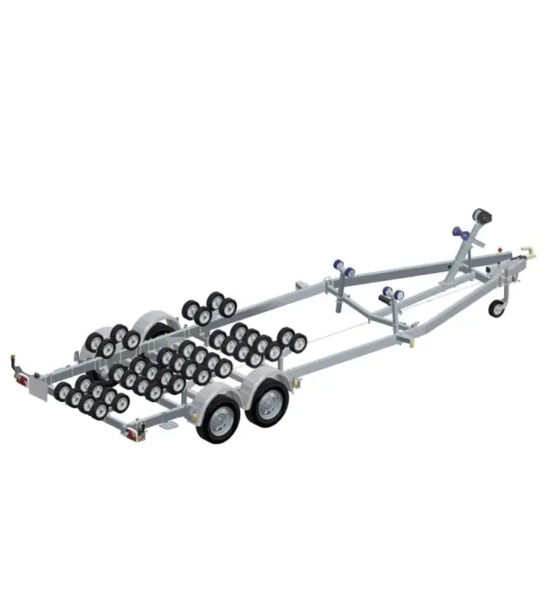 Rimorchio per barca G2702M19 3500 kg 2 assi 8,57 m 7 m 7,70 m