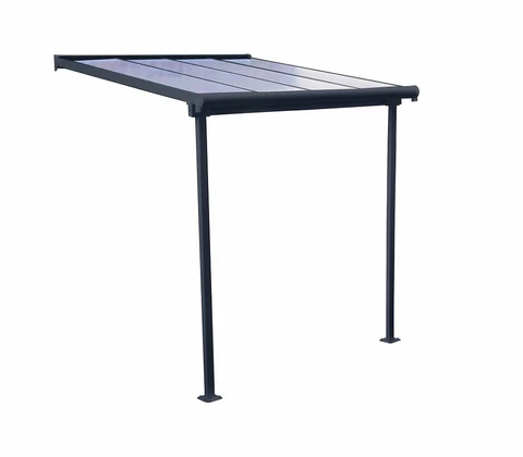 Pensiline in alluminio per terrazza Sierra Palram – Canopia 2,3 x 2,3 m grigio